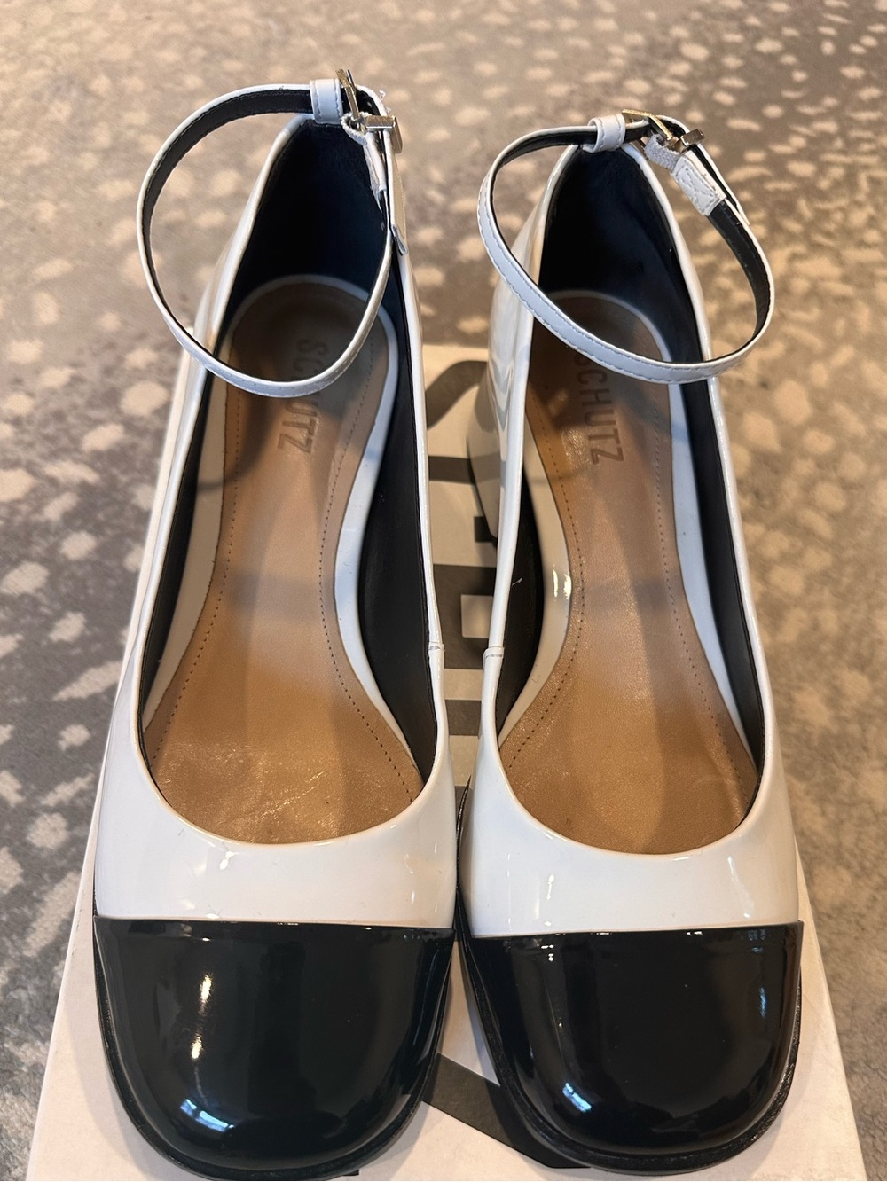 New In Box• Schutz Dorothy Cap toe, 8.5 (9)